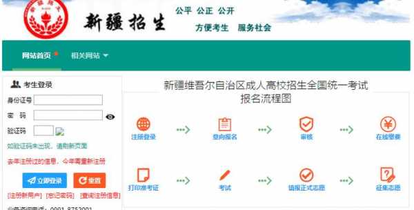 新疆考试报名网站（新疆考试报名官网）