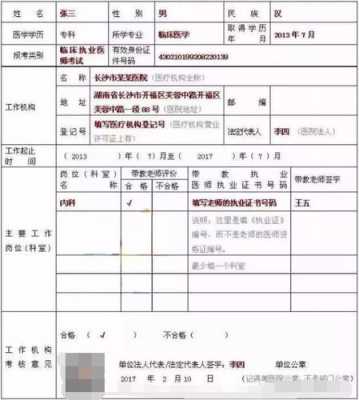 执业医师证考试16报名表（执业医师证考试一年几次）