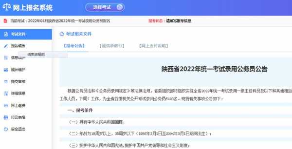 陕西公务员考试怎么报名（陕西公务员考试怎么报名的）