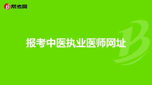 16中医医师考试报名网址（中医执业医师考试网上报名）