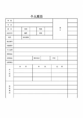 公务员报名考试个人简介（公务员考试报名个人简历模板范文）