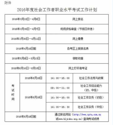 社工资格考试报名时间（社工资格考试报名时间安排）