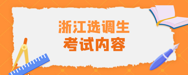 浙江省选调生考试报名（浙江省选调生考试报名条件）