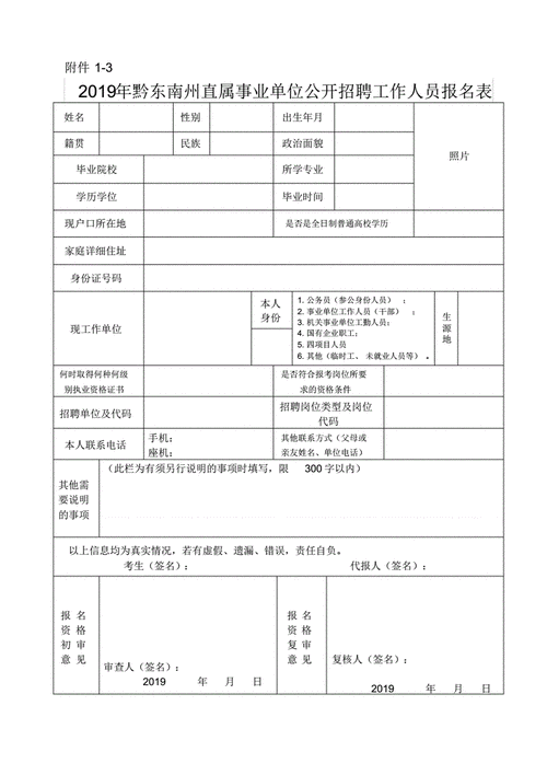 沿河事业单位考试报名表（沿河事业单位招聘2020）