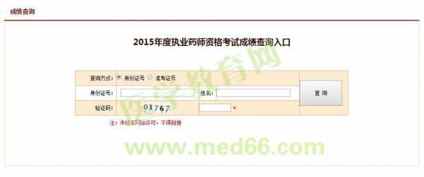药师考试报名信息查询（药师考试查询入口）