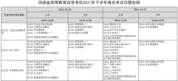 下半年自学考试报名（2021年下半年自学考试什么时候报名时间）