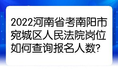 宛城区人事考试报名网（宛城区人民政府官网招教）