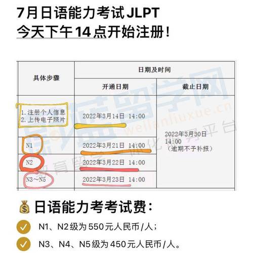 日语等级考试报名什么时候（日语等级考试报名什么时候考试）