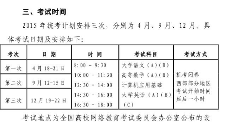 电大考试报名时间（电大考试报名时间安排）