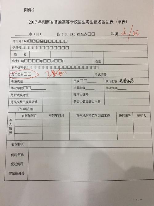 考试报名材料（考试报名材料的照片）