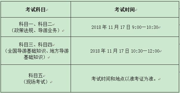 辽宁省导游考试报名时间（辽宁省导游考试报名时间安排）