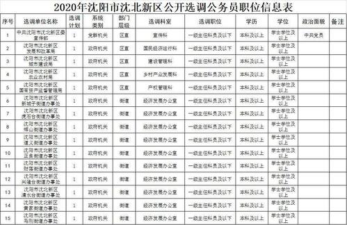 沈阳遴选考试报名（沈阳市面向全国选调公务员）