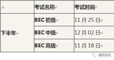 2017bec初级考试报名（bec初级报考时间）