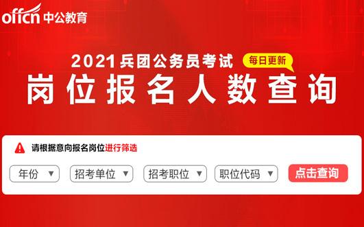 兵团事业考试报名人数（2021兵团事业单位招聘考试）