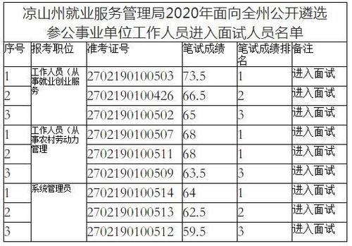 凉山州就业考试报名（凉山州就业局官网）