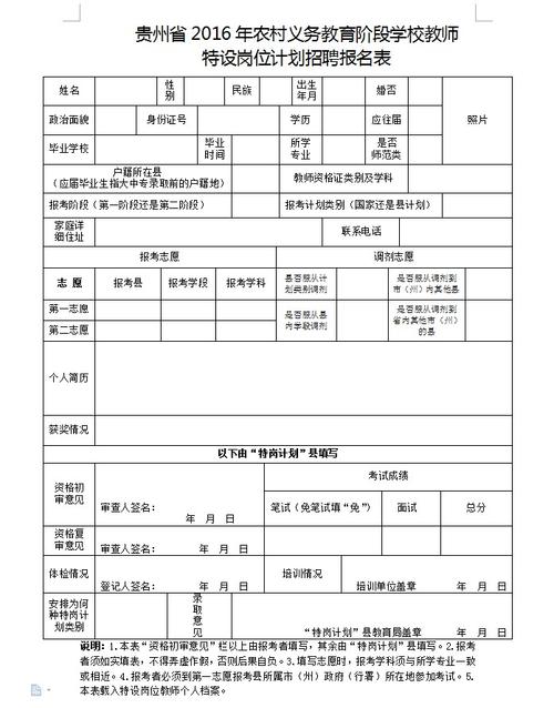 新疆特岗考试报名表（新疆特岗考试报名表怎么填）