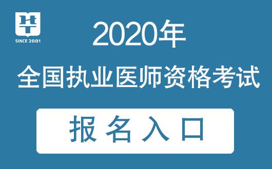 全国执业医师考试网上报名入口（2020年执业医师报名入口官网）