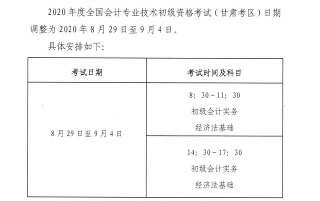 甘肃省会计证考试报名（甘肃省会计证考试时间）