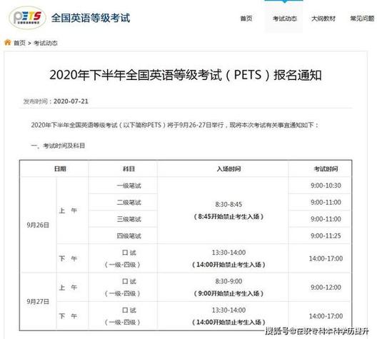 全国英语等级考试报名系统（全国英语等级考试官网报名）