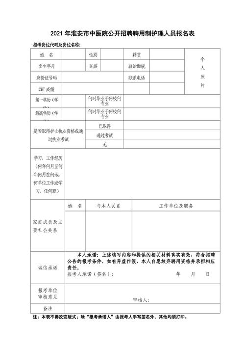 护理人员招聘考试报名（2021年护理招聘）