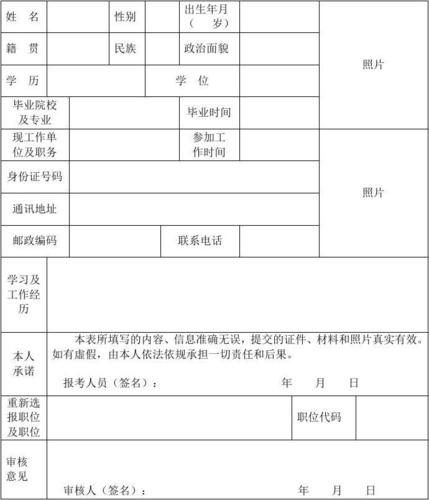 河南公务员考试报名情况表（河南省公务员考试报名情况）