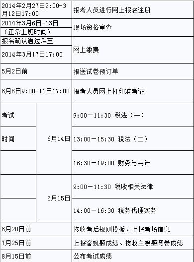 国税系统考试报名（国税报名考试时间）