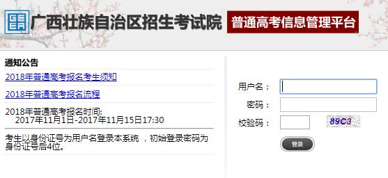 广西考试报名网官网（广西考试网 官网）