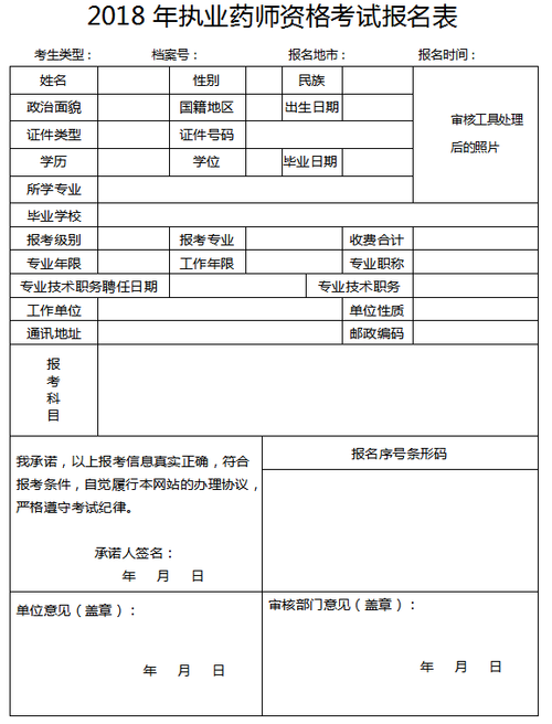 执业药师考试报名表丢（执业药师报名表补打印2018）